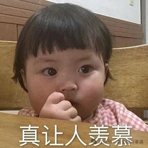 表情包：真让人羡慕